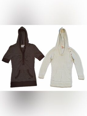 Set of 2 Roxy Hooded Tops~Retail for $42 each